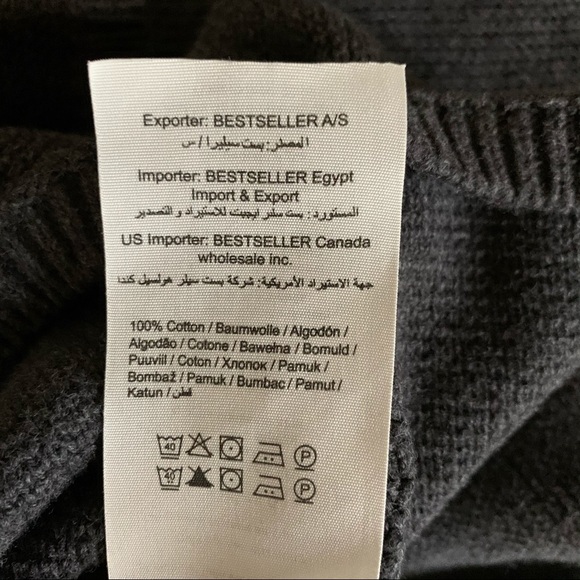 Selected Homme Vince Crewneck Sweater Gray Men’s Size Small - Picture 10 of 10